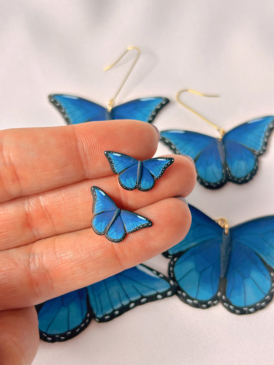 Blue Morpho Stud